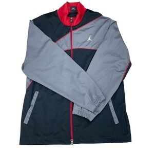 Air Jordan 85-05 20th Anniversary Track Jacket Zip Up Black Red Gray Mesh Men S